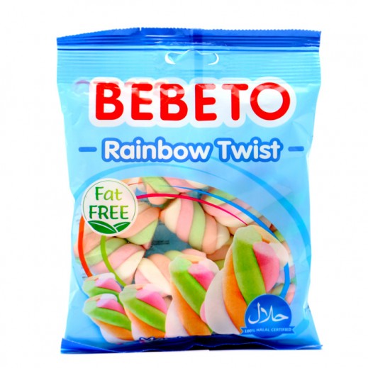 Суфле Bebeto Rainbow Twist со вкусом ванили 60гр