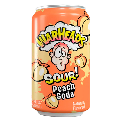 Газ.напиток Warheads Peach Sour Soda м  355мл