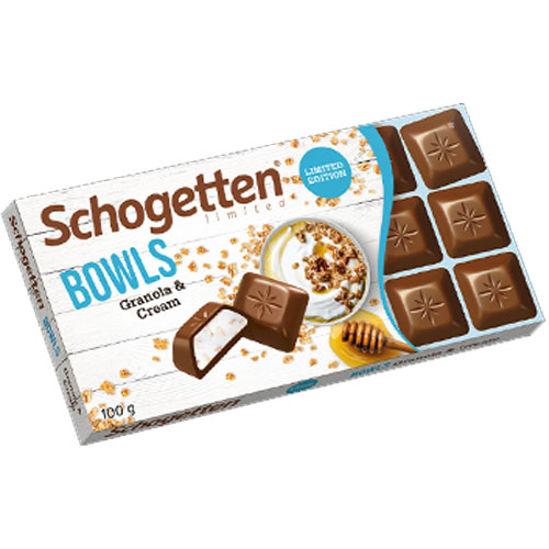 Шоколад Schogetten Granola & cream 100гр