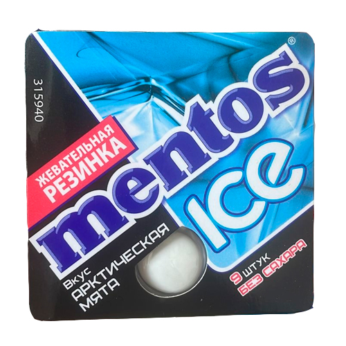 Жевательная резинка Mentos Ice Арктическая мята 12,9гр.