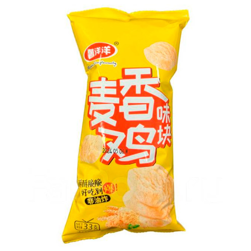 Чипсы Shuyangyang Chicken куриные    33гр