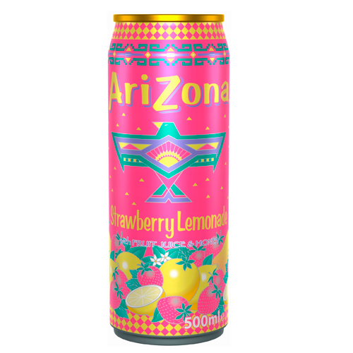 Напиток Arizona Strawberry Lemonade Fruit & Honey 500 мл.