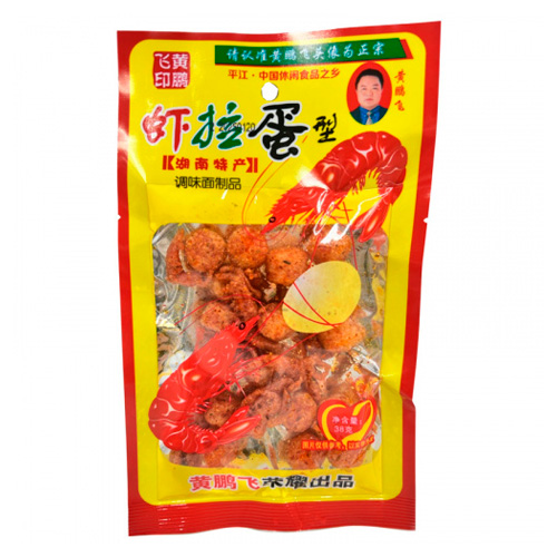 Снек Huang Peng Fei со вкусом креветки и яйца   38гр