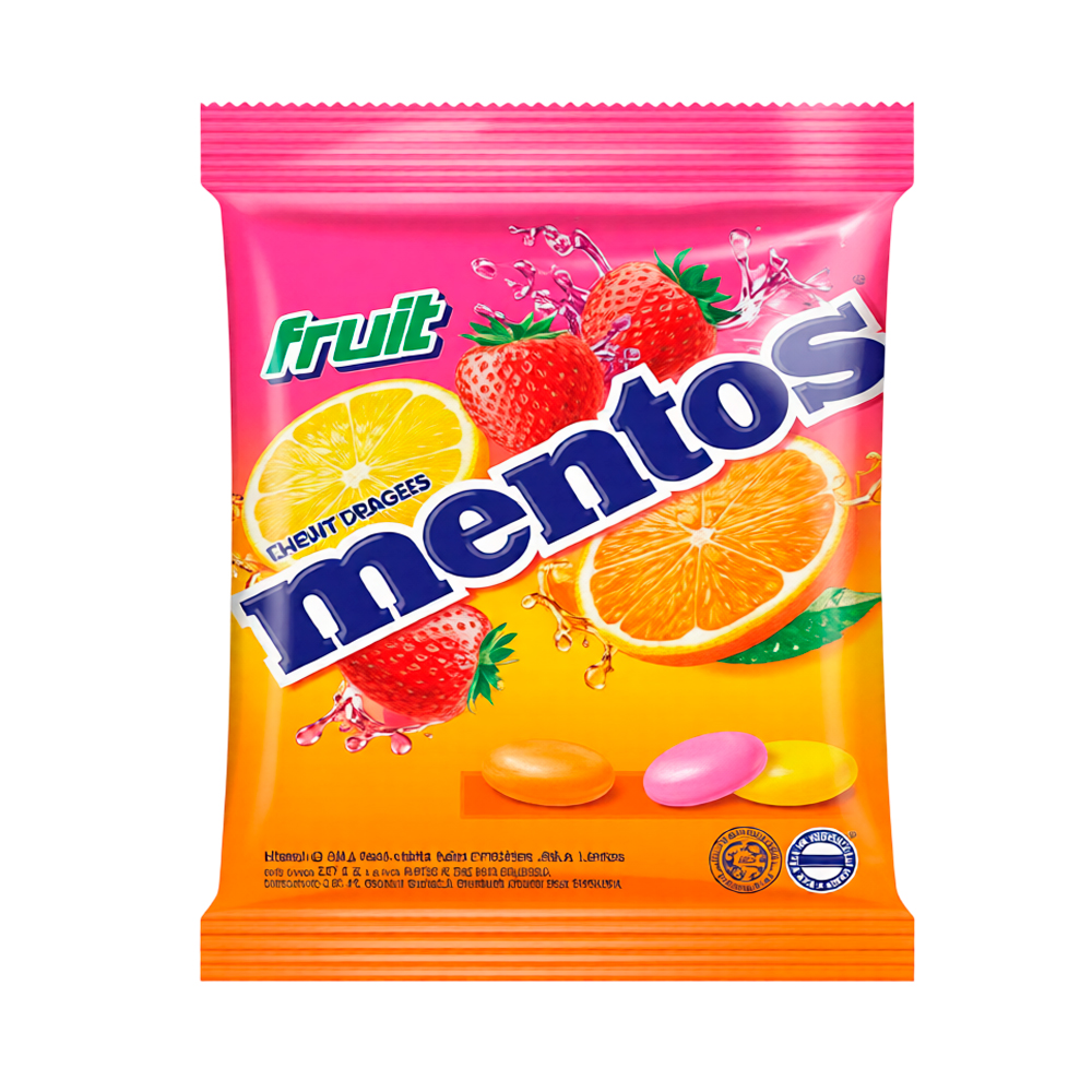 Жев.конфета Mentos Fruit   135гр