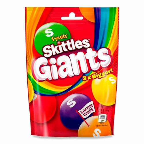 Драже Skittles Fruits Giants   132гр