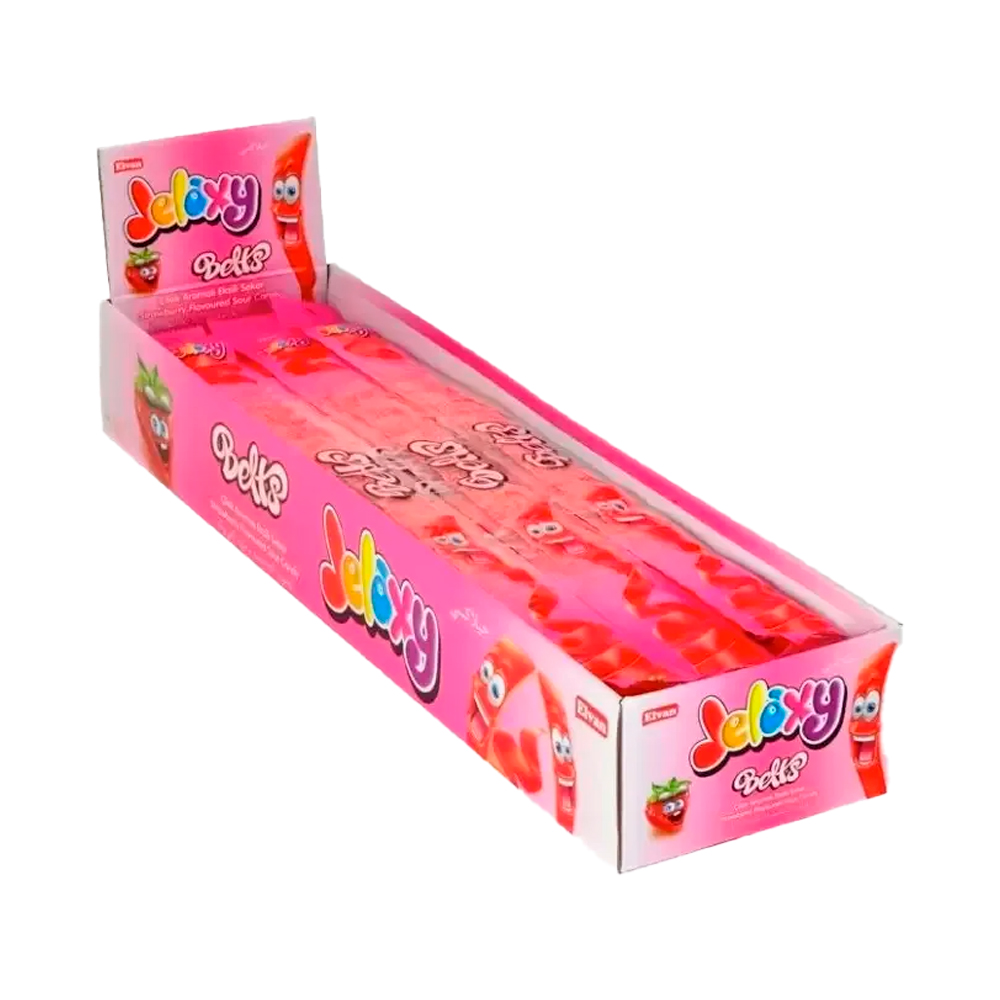 Желейные конфеты Jelaxy Belts Strawberry   15гр
