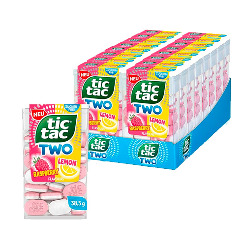 Драже Tic Tac Two Lemon Raspberry   38,5гр