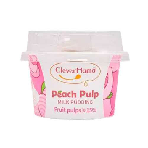 Молочный пудинг CleverMama Peach Pulp Milk   85гр