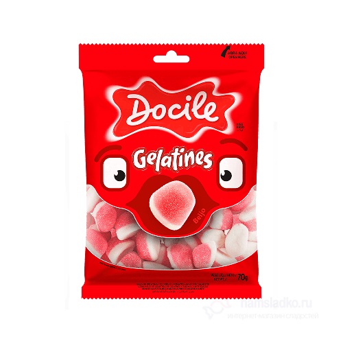 Жев.мармелад Docile Gelatines Kiss 70гр