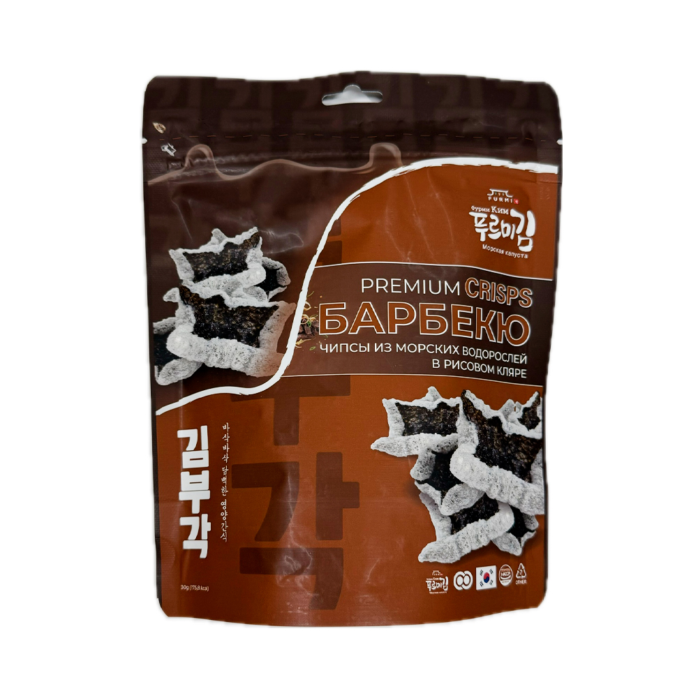 Чипсы из морских водорослей FURMI KIM барбекю   30гр