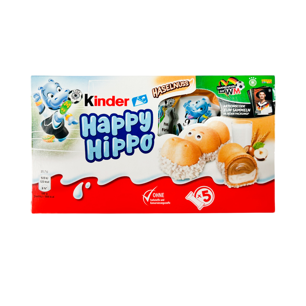 Печенье Kinder Happy Hippo Hazelnut молочное   103,5гр
