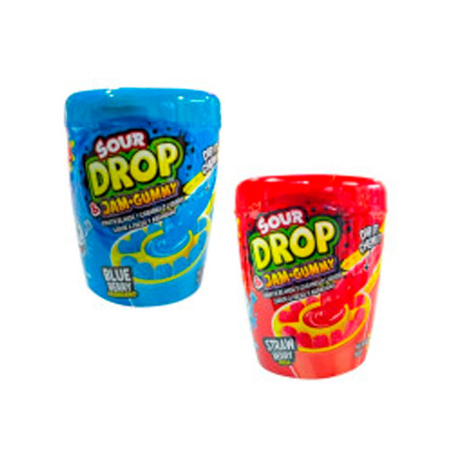 Жидкая карамель-гель + мармелад Sour Drop Pen Jam gummy   96гр