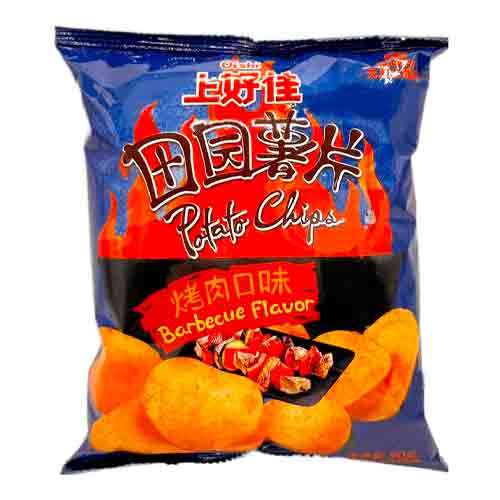 Чипсы Oishi Barbecue flavor 50гр