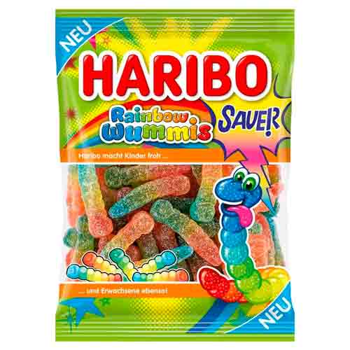 Жев.мармелад Haribo Rainbow Wummis Sauer   160гр
