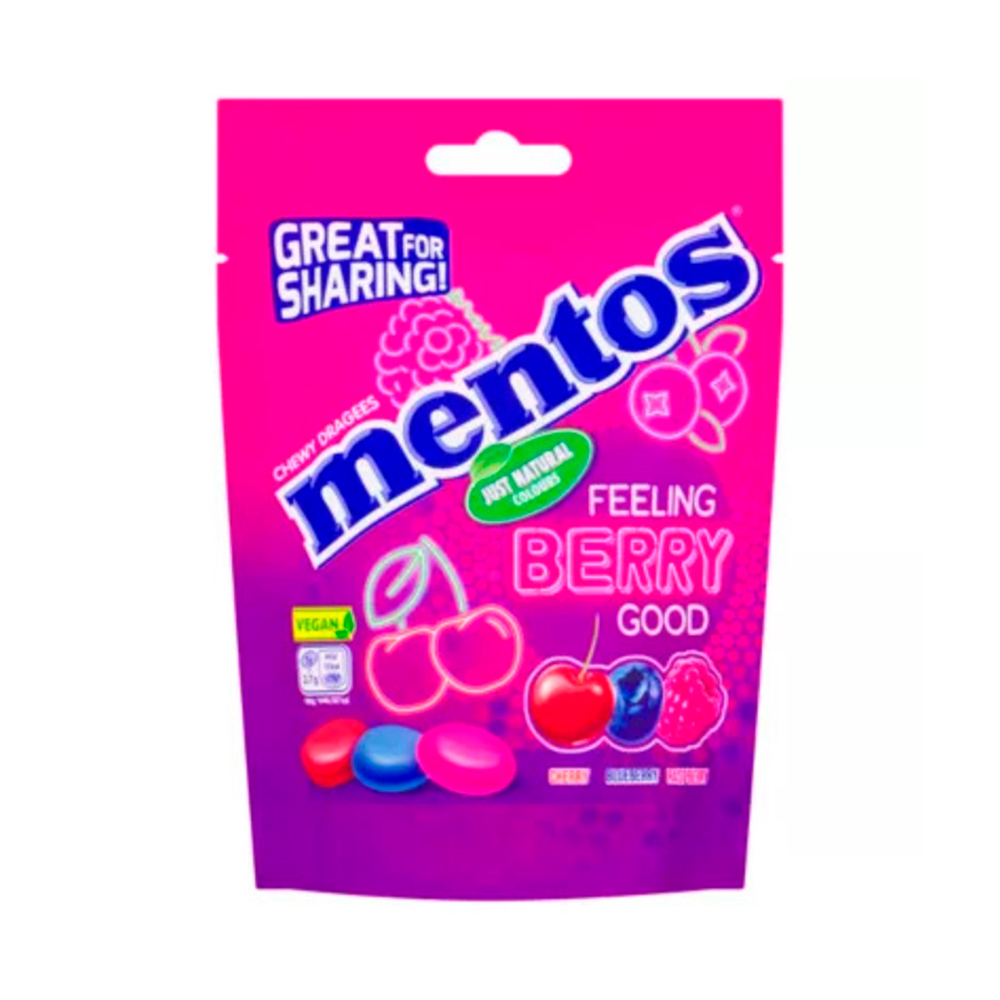 Жев.конфеты Mentos Filing Berry    140гр