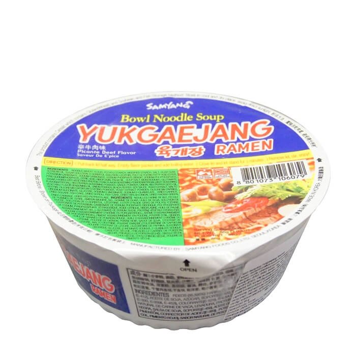 Лапша Samyang ЮКЕНДЗЯНГ БОУЛ острая со вкусом говядины   86гр
