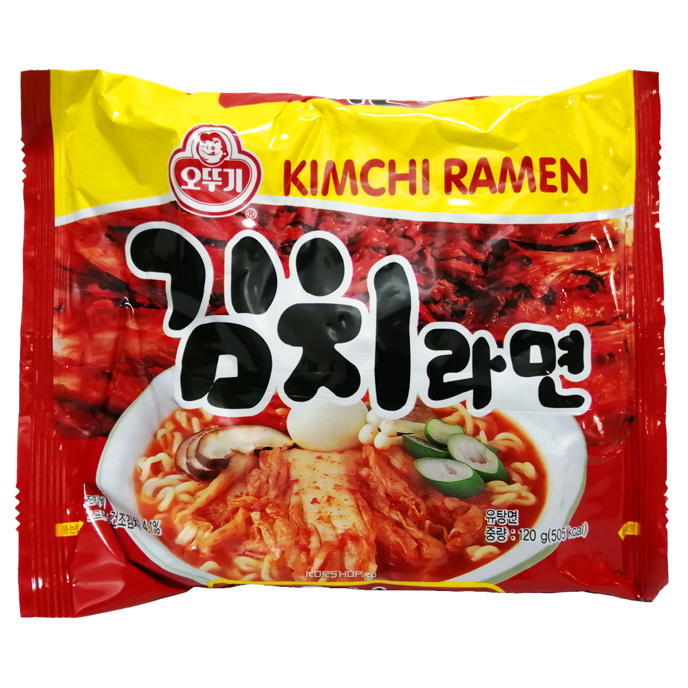 Лапша ОТТОГИ "Kimchi Ramen" со вкусом кимчи 120гр.
