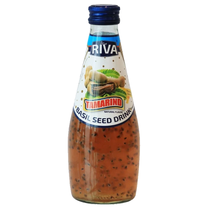 Напиток Blue Riva с семенами базилика вкус тамаринда 290мл. Тайланд