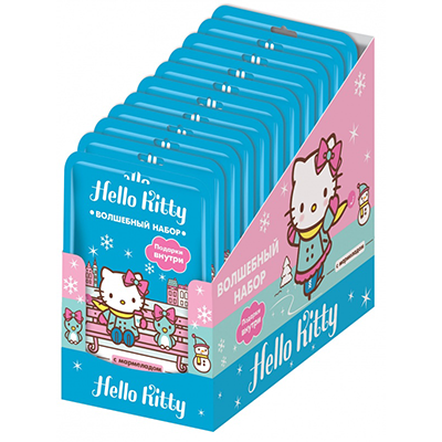 Жев. мармелад HELLO KITTY набор Волшебный пакет с подарками (комплект 1) 10гр.