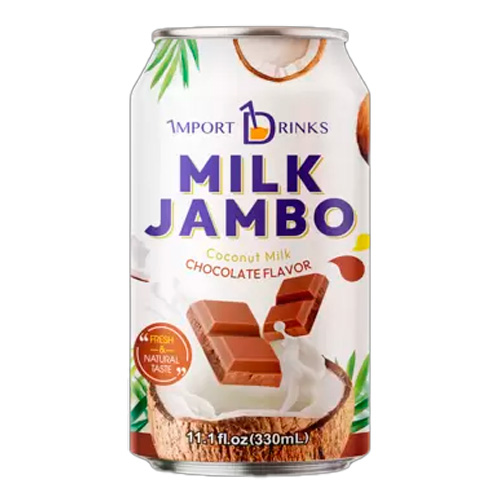 Напиток MILK JAMBO Кокосовое молоко со вкусом шоколада   330мл