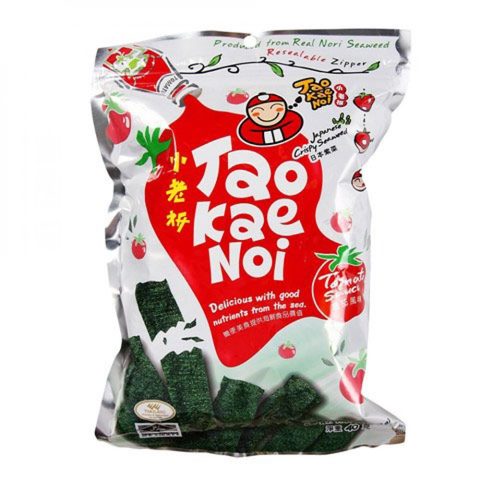 Снеки из морских водорослей с томатным вкусом TAO KAE NOI 32гр.