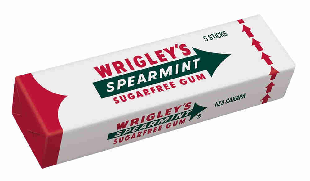 Жевательная резинка Wrigley's мята 39 гр