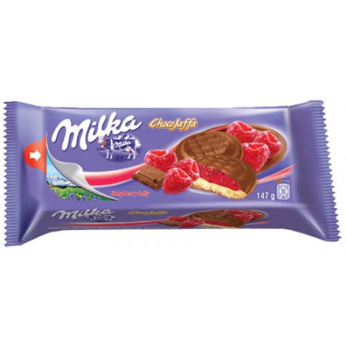 Печенье Milka Choco Jaffa Raspberry (Малина)   147гр