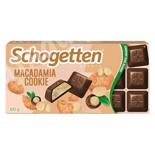 Шоколад Schogetten Macadamia Nuts   100гр