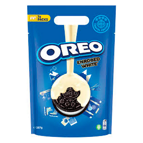 Печенье Oreo Enrobed Milk White Choco  пакет 287гр