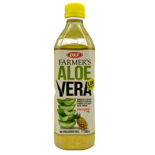 Напиток OKF Farmers Aloe 500мл Ананас