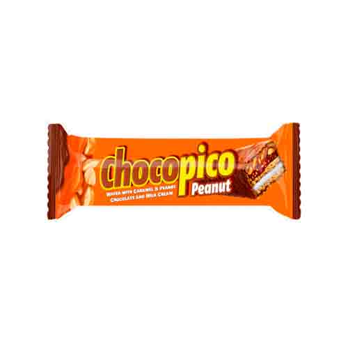 Батончик Chocopico в мол. шок с арахисом и карамелью 32гр