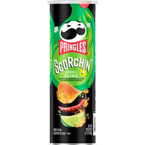 Чипсы Pringles Scorchin Extra Chili Lime   158гр