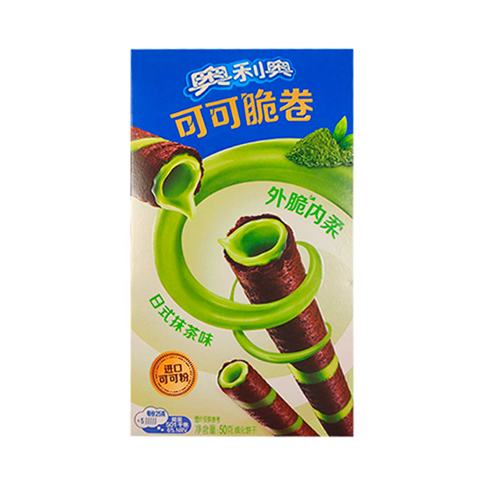 Трубочки Oreo Matcha Crispy Roll  50гр