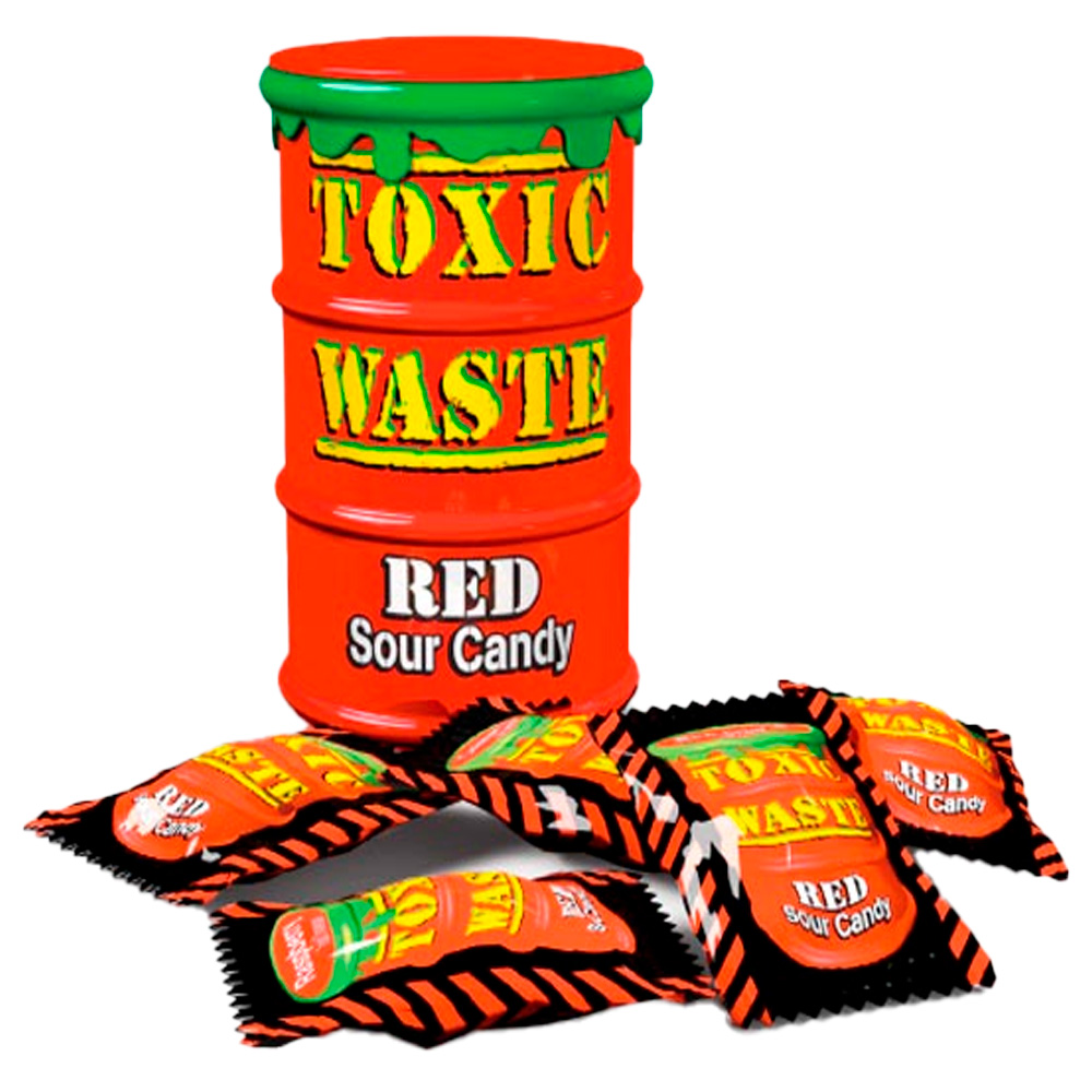 Леденцы Toxic Waste Red    42гр