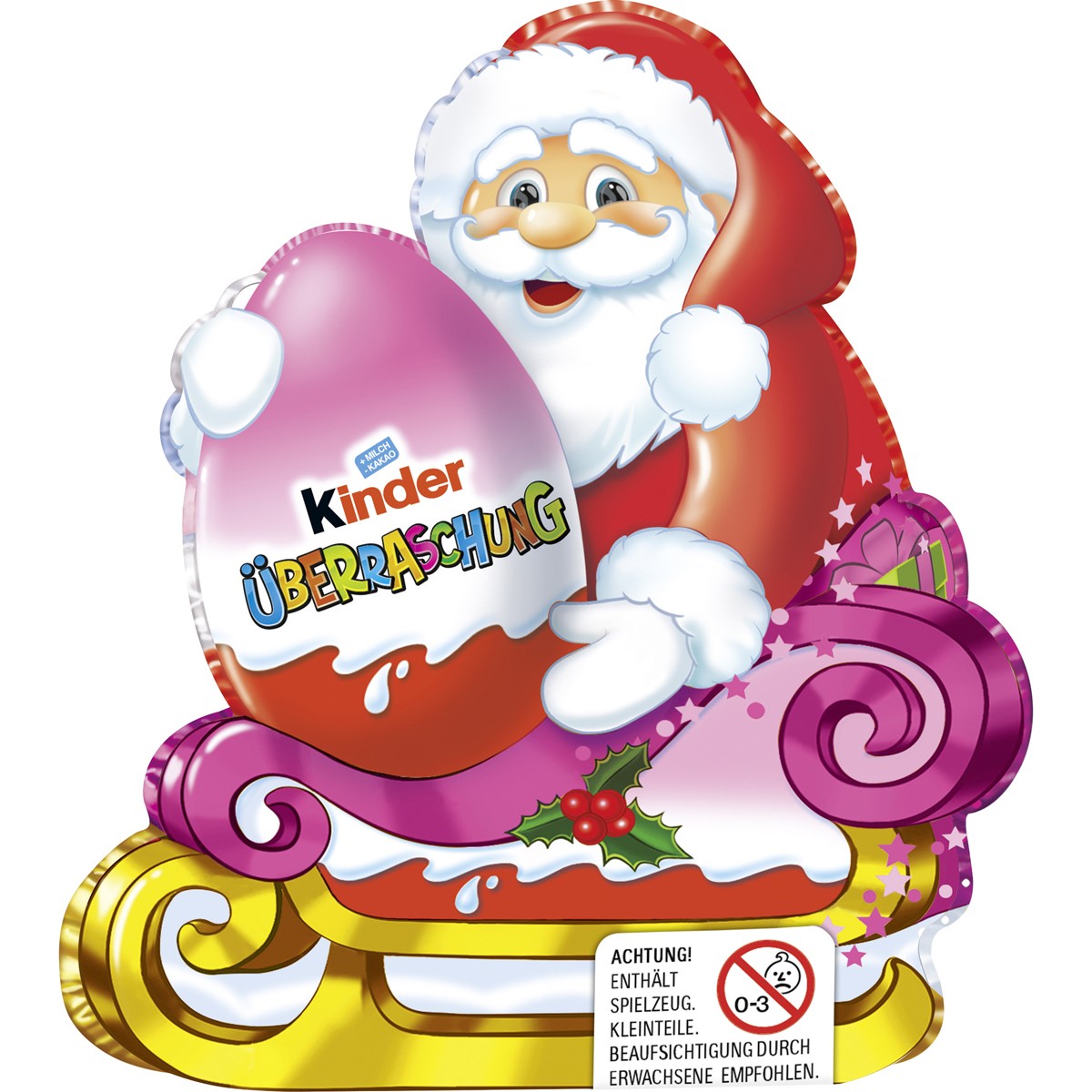 Шоколад фигурный Kinder Санта Клаус с сюрпризом   75гр