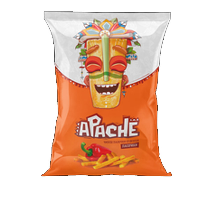Чипсы-подушечки пшеничные Апаче (Apache) со вкусом Паприки 40гр