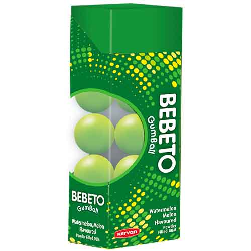 Жев.резинка Bebeto Gumball со вкусом Арбуз и Дыня 25,2гр