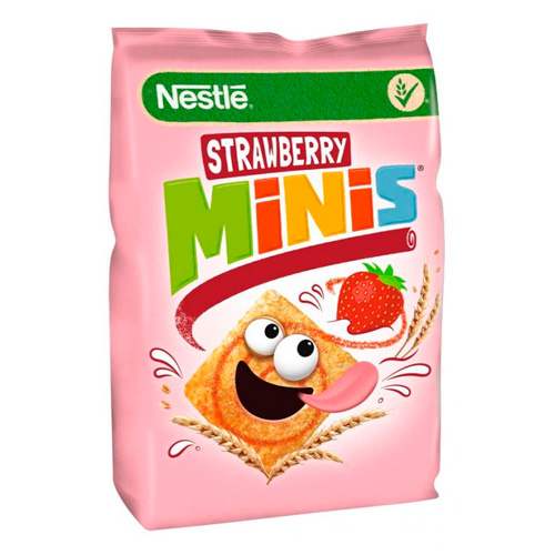 Готовый завтрак Nestle Cini Minis Strawberry   250гр
