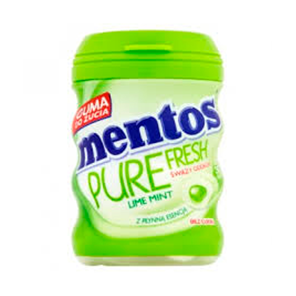 Жев.резинка Mentos Pure Fresh Lime Mint   60гр
