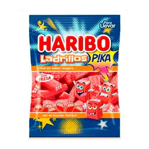 Мармелад Haribo Ladrillos Pika Sabor Fresa 100гр