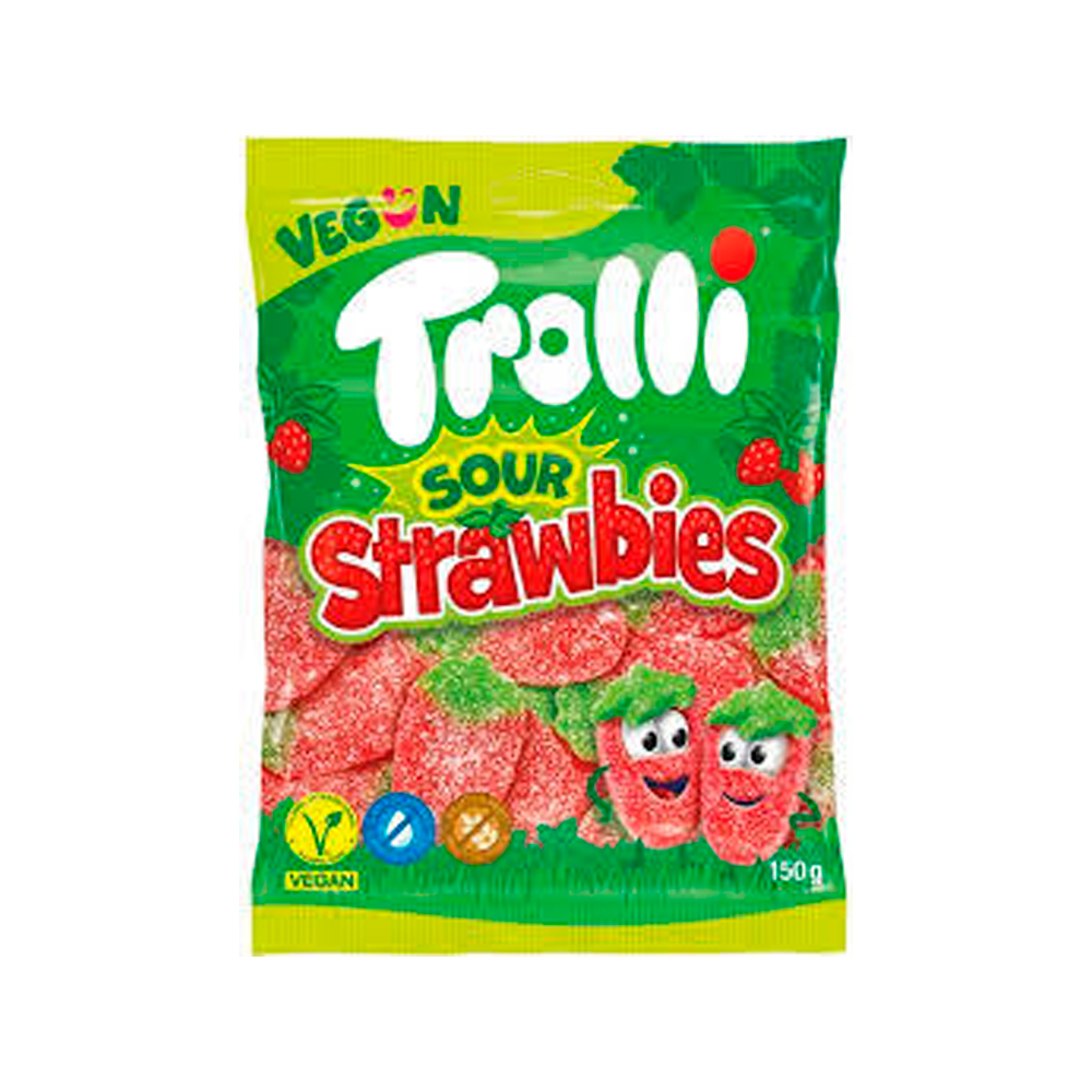 Жев.мармелад Trolli SOUR STRAWBIE   150гр