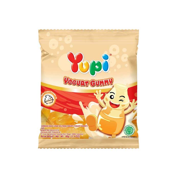 Жев.конфеты Yupi Yogurt Gummy 40г