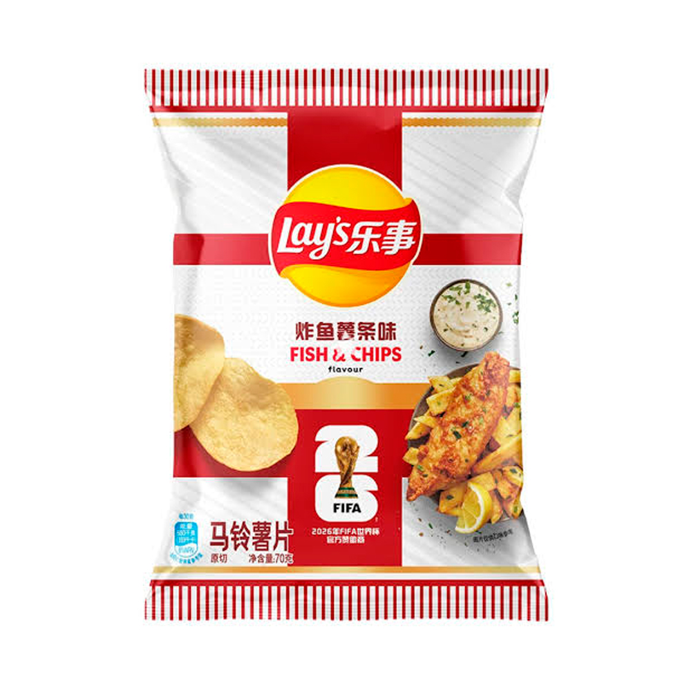Чипсы Lay's FISH & CHIPS FLAVOR   70гр