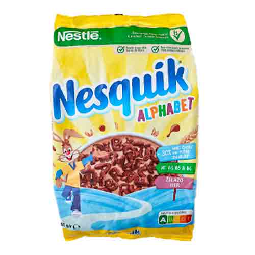 Готовый завтрак Nesquik ABC 460гр(пакет)