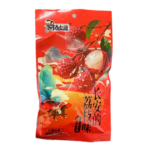 Снек Qiao pi dou "Чаньань" со вкусом личи   20гр