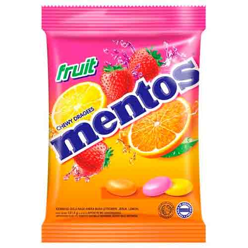Жев.конфета Mentos Fruit   135гр