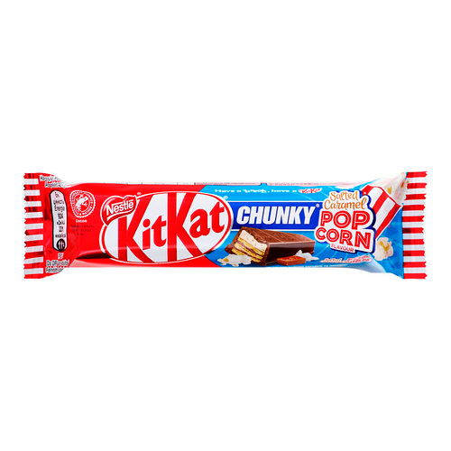 Шоколадный батончик KitKat Chunky Pop Corn & Salted Caramel   42гр