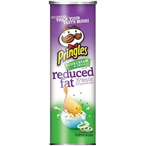 Чипсы Pringles Sour Cream and Onion (обезжиренные)   158гр