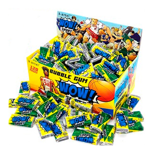 Жев.резинка Bubble Gum WOW sport   4гр