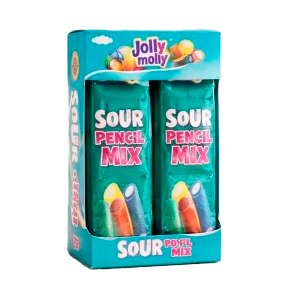 Жев.мармелад Jolly Molly Sour Pencil Mix   15гр